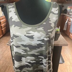 Lucky Brand 🍀 Camouflage Tank Top NWOT